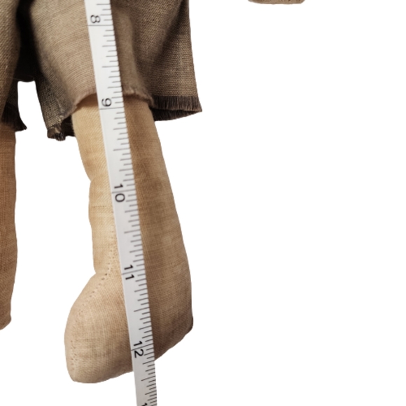 Antique Embroidered Handmade Handstitched Stuffed Handsewn Farmers Boy Doll - Picture 12 of 12